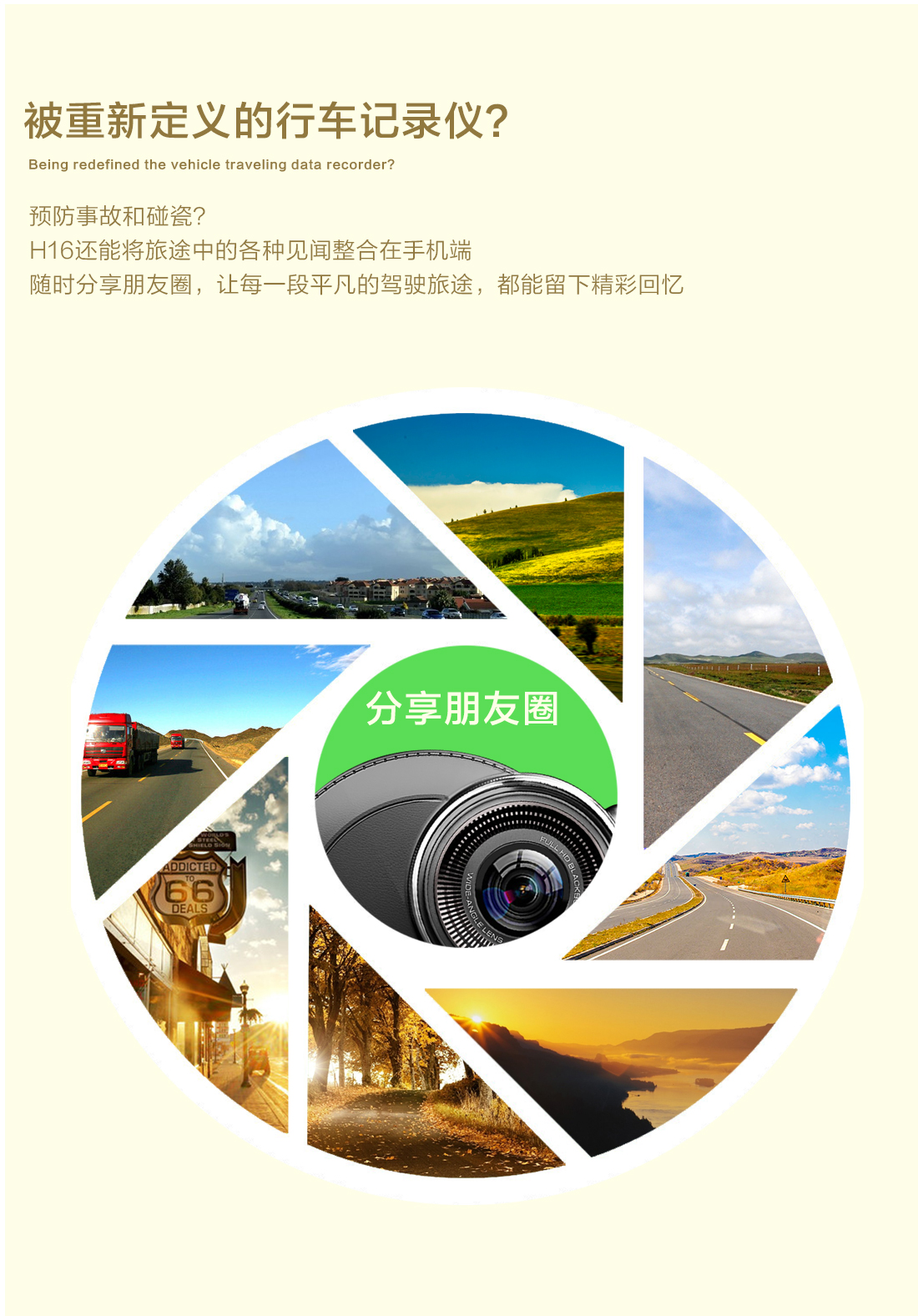 米狗高清社交分享行车记录仪H16