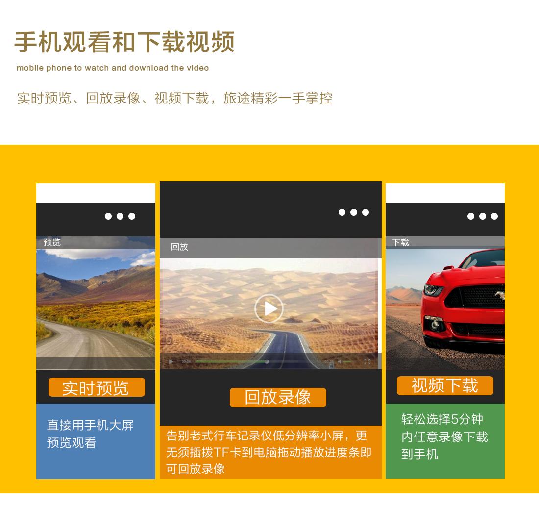 米狗高清社交分享行车记录仪H16