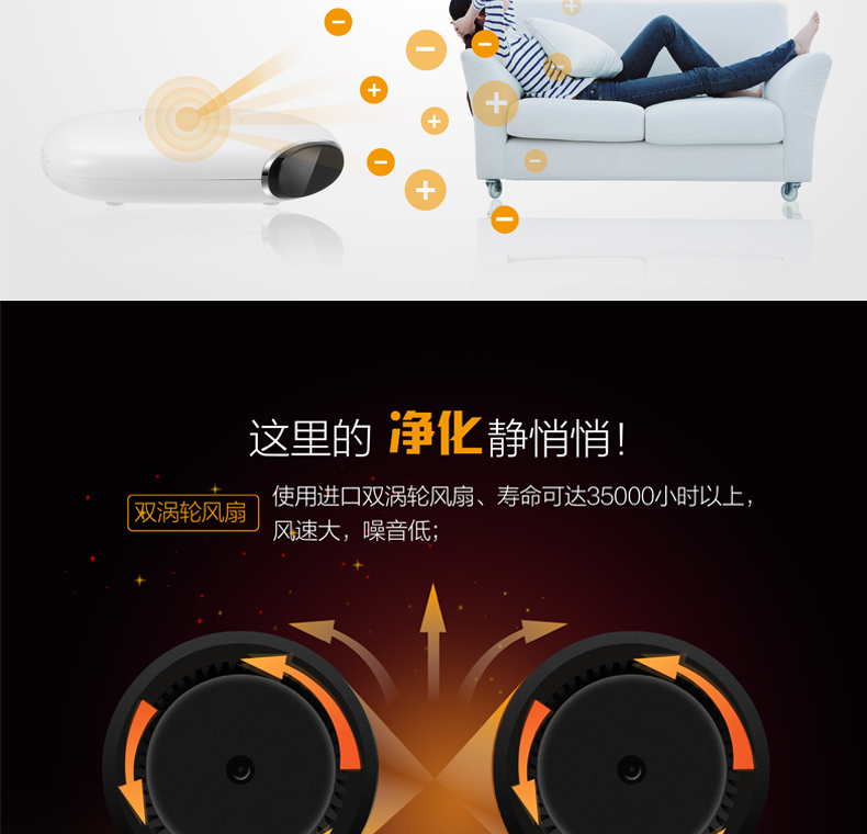 现代车载空气净化器