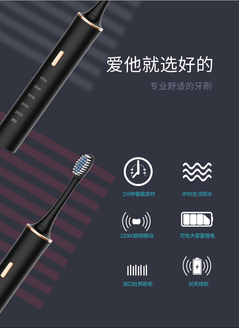 智能电动牙刷