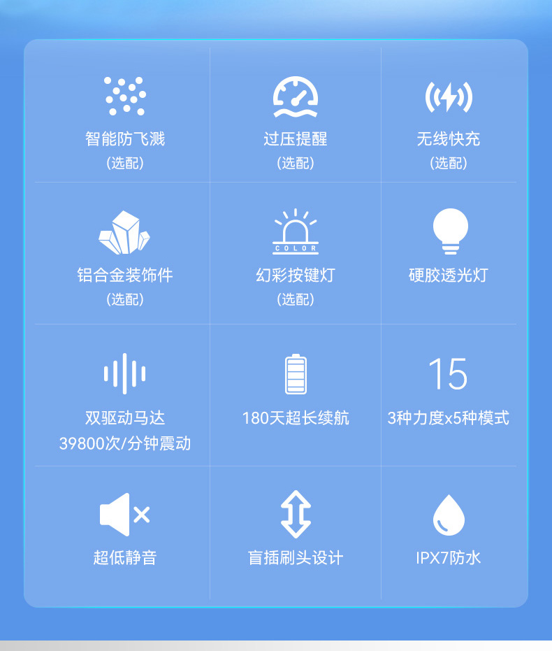 声波电动牙刷